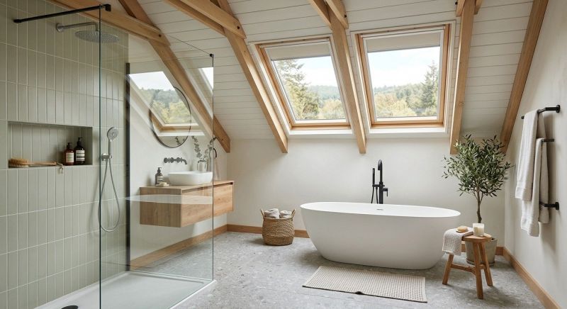 Attic Bathroom Remodeling in Sunapee, NH