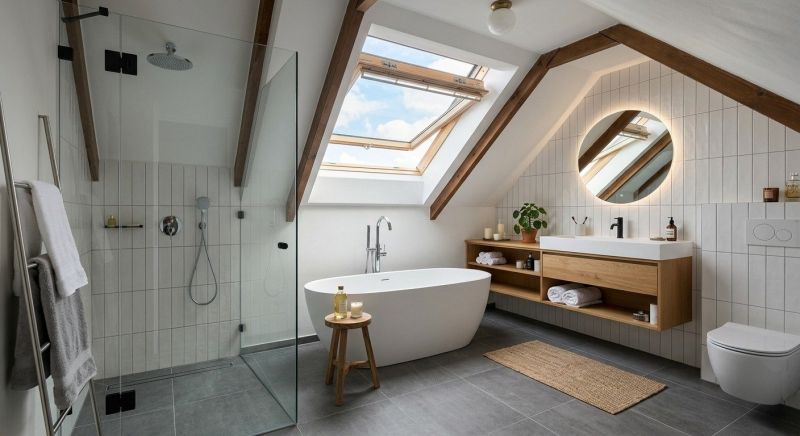 Attic Bathroom Remodeling in Sunapee, NH