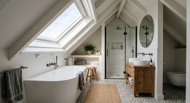 Attic Bathroom Remodeling in Sunapee, NH