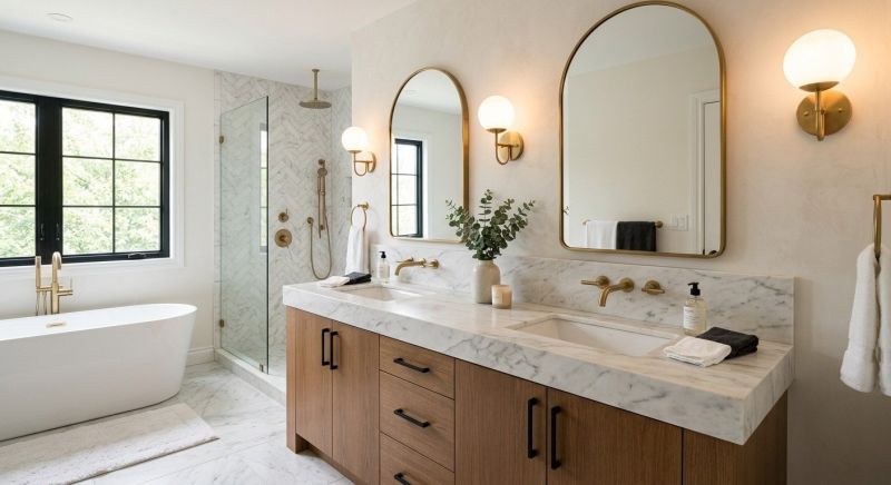 Luxury Bathroom Installation in Sunapee, NH